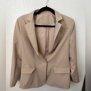 Women's Tan Blazer